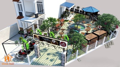 QUÁN CAFE SÂN VƯỜN